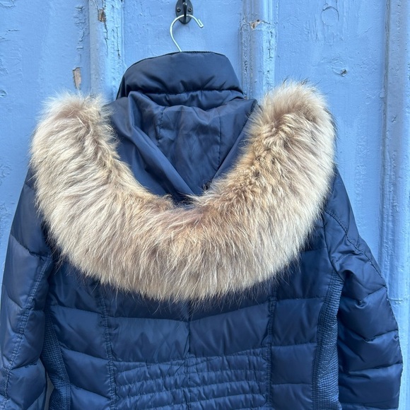 Michael Kors Navy Down Parka, size Small - Picture 4 of 13